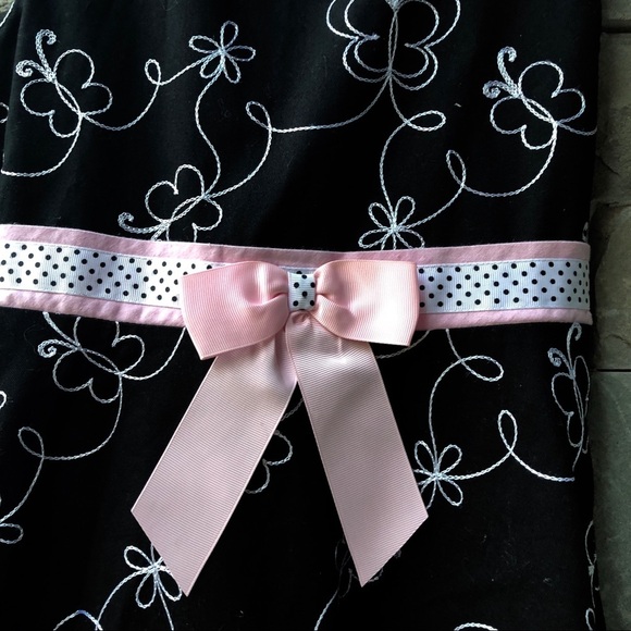 Rare Editions Sleeveless Dress w Butterflies Sz 12 - Picture 6 of 6